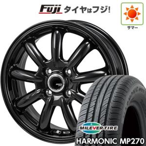 【新品 軽自動車】ハスラー デリカミニ(4WD) サマータイヤ ホイール4本セット 165/60R15 ミレバー ハーモニック MP270(限定) モンツァ ZACK JP-209 15インチ｜fujicorporation