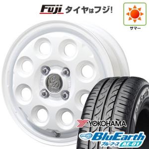 【新品 軽自動車】N-BOX タント スペーシア 夏タイヤ ホイール4本セット 165/55R15 ヨコハマ ブルーアース AE-01 共豊 カワイイ デコル ネイチャー 15インチ｜fujicorporation