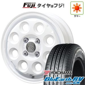 パンク保証付き 新品 N-BOX タント スペーシア 夏タイヤ ホイール4本セット 165/55R15 ブルーアース RV-03CK 共豊 カワイイ デコル ネイチャー 15インチ｜fujicorporation