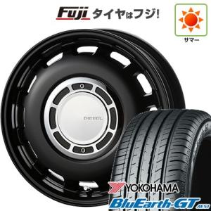 新品 軽自動車 N-BOX タント スペーシア 夏タイヤ ホイール4本セット 165/55R15 ヨコハマ ブルーアース GT AE51 コスミック クロスブラッド ディーゼル 15インチ｜fujicorporation