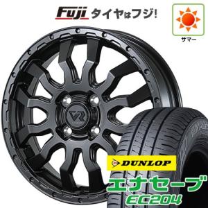 【新品 軽自動車】ハスラー デリカミニ(4WD) 夏タイヤ ホイール4本セット 165/60R15 ダンロップ エナセーブ EC204 トピー ヴァブロ RR-01 15インチ｜fujicorporation