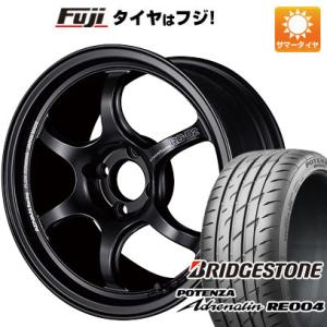 【新品 軽自動車】N-BOX タント 夏タイヤ ホイール4本セット 165/55R15 ブリヂストン ポテンザ アドレナリン RE004 ヨコハマ ADVAN Racing RG-DII 15インチ｜fujicorporation