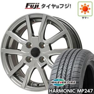 【新品 軽自動車】エブリイワゴン サマータイヤ ホイール4本セット 165/50R15 ミレバー ハーモニック MP247(限定) ブランドル N52 15インチ｜fujicorporation