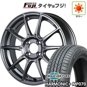 【新品 軽自動車】 サマータイヤ ホイール4本セット 165/50R16 ミレバー ハーモニック プラス MP070(限定) SSR GTX01 16インチ｜fujicorporation