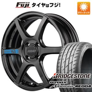 【新品 軽自動車】 夏タイヤ ホイール４本セット 165/50R16 ブリヂストン ポテンザ アドレナリン RE004 レイズ グラムライツ 57C6 SPEC-M 16インチ｜fujicorporation