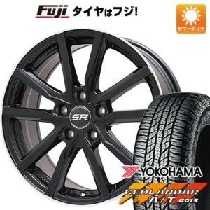 【新品国産5穴114.3車】 夏タイヤ ホイール4本セット 225/65R17 ヨコハマ ジオランダー A/T G015 OWL/RBL ブランドル N52B 17インチ｜fujicorporation