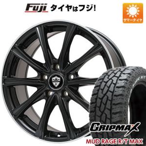 【新品国産5穴114.3車】 夏タイヤ ホイール4本セット 225/65R17 グリップマックス マッドレイジR/T MAX RWL(限定) ブランドル ER16B 17インチ｜fujicorporation