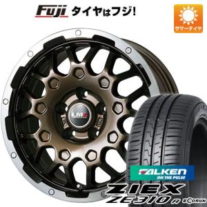 【新品国産5穴114.3車】 夏タイヤ ホイール4本セット 225/65R17 ファルケン ジークス ZE310R エコラン（限定） レアマイスター LMG MS-9W 17インチ｜fujicorporation