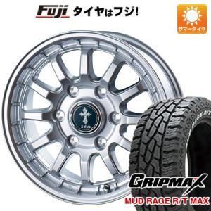 【新品】ハイエース200系 夏タイヤ ホイール4本セット 195R15C 107/105Q グリップマックス マッドレイジR/T MAX RWL(限定) クロスフィールド アルファ 15インチ｜fujicorporation