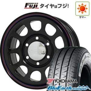 【新品】ハイエース200系 夏タイヤ ホイール4本セット 195/80R15 107/105N ヨコハマ ブルーアース キャンパー モリタ デイトナズ G2 15インチ｜fujicorporation