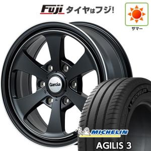 【新品】ハイエース200系 夏タイヤ ホイール4本セット 195/80R15 108/106S ミシュラン アジリス3 MID ガルシア ダラス6 15インチ｜fujicorporation