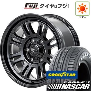 新品 ハイエース200系 夏タイヤ ホイール４本セット 215/60R17 GOODYEAR ナンバーワン ナスカー LT 109/107R(限定) MID ナイトロパワー M16 アサルト 17インチ｜fujicorporation