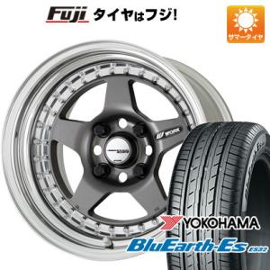 【新品国産4穴100車】 夏タイヤ ホイール４本セット 185/65R14 ヨコハマ ブルーアース ES32 ワーク マイスター CR01 14インチ｜fujicorporation