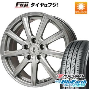 【新品国産5穴100車】 夏タイヤ ホイール4本セット 205/55R16 ヨコハマ ブルーアース AE-01F ブランドル E05 16インチ｜fujicorporation