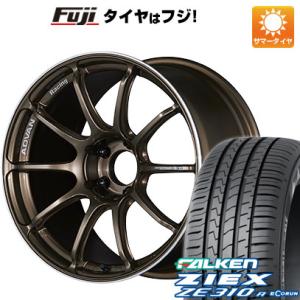 【新品国産5穴100車】 夏タイヤ ホイール4本セット 225/40R18 ファルケン ジークス Z...