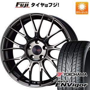 【新品国産5穴100車】 夏タイヤ ホイール４本セット 225/40R18 ヨコハマ エイビッド エ...