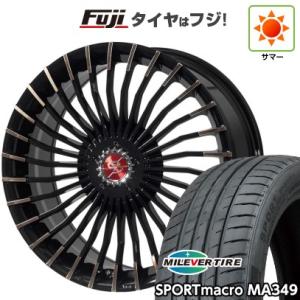 【新品国産5穴100車】 夏タイヤ ホイール4本セット 225/40R18 ミレバー スポーツマクロ...