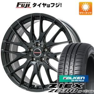 【新品国産5穴100車】 夏タイヤ ホイール4本セット 225/55R18 ファルケン ジークス ZE310R エコラン（限定） ビッグウエイ LEYSEEN プラバ9M 18インチ