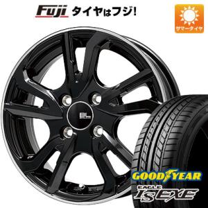 【新品国産4穴100車】 夏タイヤ ホイール4本セット 175/60R16 グッドイヤー イーグル エルエス エグゼ(限定) ブランドルライン レツィオ 16インチ｜fujicorporation