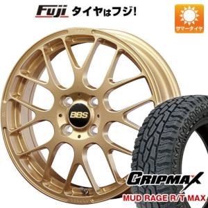 【新品国産4穴100車】 夏タイヤ ホイール4本セット 175/60R16 グリップマックス マッドレイジR/T MAX RBL(限定) BBS JAPAN RP 16インチ｜fujicorporation