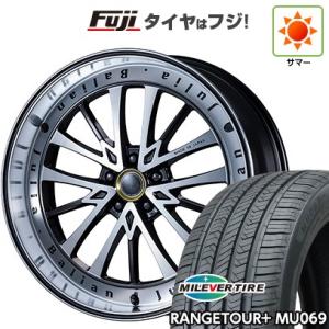 【新品国産5穴114.3車】 夏タイヤ ホイール4本セット 245/35R21 ミレバー レンジツアープラスMU069（限定） エムズスピード ジュリア バリアン 21インチ｜fujicorporation