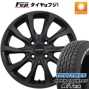 【新品】ライズ/ロッキー（ハイブリッド） 夏タイヤ ホイール4本セット 195/65R16 トーヨー オープンカントリー A/T EX ブリヂストン バルミナ TR10 16インチ｜fujicorporation