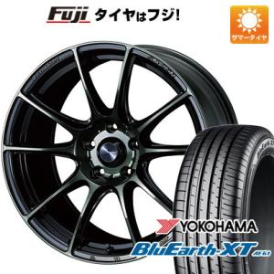 【新品】ライズ/ロッキー（ハイブリッド） 夏タイヤ ホイール４本セット 195/60R17 ヨコハマ ブルーアース XT AE61 ウェッズ ウェッズスポーツ SA-25R 17インチ