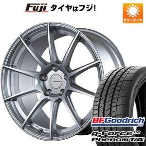 【新品国産4穴100車】 夏タイヤ ホイール４本セット 205/50R17 BFグッドリッチ(フジ専売) g-FORCE フェノム T/A ブリヂストン ポテンザ SW010 17インチ｜fujicorporation