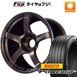 【新品国産4穴100車】 夏タイヤ ホイール4本セット 205/50R17 ピレリ パワジー ヨコハ...