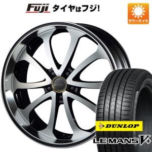 【新品国産5穴100車】 夏タイヤ ホイール4本セット 215/35R19 ダンロップ ルマン V+...