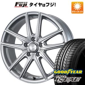 【新品】ライズ ハイブリッド 夏タイヤ ホイール4本セット 215/45R18 グッドイヤー イーグ...