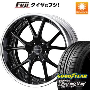 【新品】ライズ ハイブリッド 夏タイヤ ホイール4本セット 215/45R18 グッドイヤー イーグ...