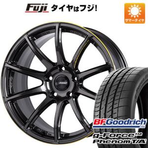 新品 ライズ（ハイブリッド） 夏タイヤ ホイール４本セット 215/45R18 BFG(フジ専売) g-FORCE フェノム T/A レイズ 57トランセンド UNLIMIT EDITION 18インチ｜fujicorporation