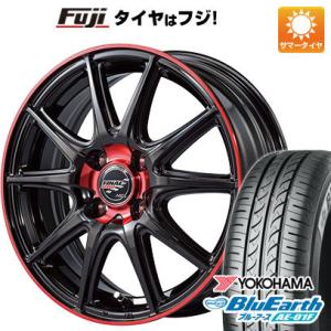 クーポン配布中 【新品国産4穴100車】 夏タイヤ ホイール4本セット 185/55R16 ヨコハマ ブルーアース AE-01F MID ファイナルスピード GR-ボルト 16インチ