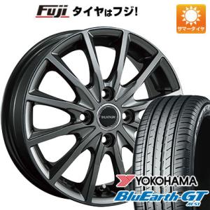 【新品国産4穴100車】 夏タイヤ ホイール4本セット 185/55R16 ヨコハマ ブルーアース ...