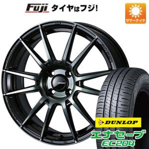 【新品国産4穴100車】 夏タイヤ ホイール4本セット 185/55R16 ダンロップ エナセーブ EC204 ウェッズ ウェッズスポーツ SA-62R 16インチ｜fujicorporation