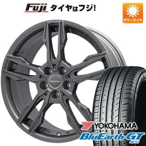 【新品】輸入車用 アウディ フォルクスワーゲン 夏タイヤ ホイール4本セット 245/45R17 ヨコハマ ブルーアース GT AE51 ユーロテック ガヤ エリージ 17インチ｜fujicorporation