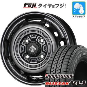 【新品】タウンエースバン専用 スタッドレスタイヤ ホイール4本セット 165/80R14 97/95N ブリヂストン ブリザック VL1 トピー ランドフット XFG 14インチ｜fujicorporation