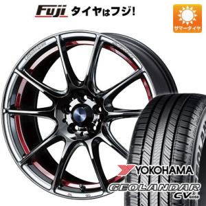 【新品国産5穴114.3車】 夏タイヤ ホイール4本セット 235/60R18 ヨコハマ ジオランダー CV G058 ウェッズ ウェッズスポーツ SA-25R 18インチ｜fujicorporation