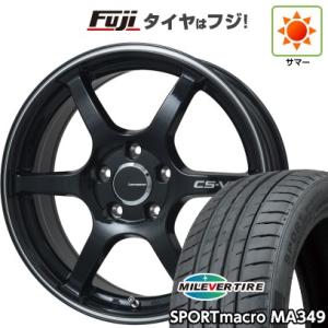 【新品】シエンタ 2022- 夏タイヤ ホイール４本セット 205/45R17 ミレバー スポーツマクロ MA349（限定） レアマイスター CS-V6  17インチ｜fujicorporation