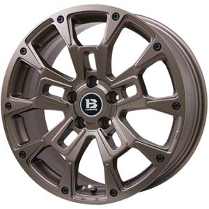 【新品】シエンタ 2022- 夏タイヤ ホイール４本セット 205/45R17 ミレバー スポーツマクロ MA349（限定） ビッグウエイ B-LUGNAS BRD(マットブロンズ) 17インチ｜fujicorporation