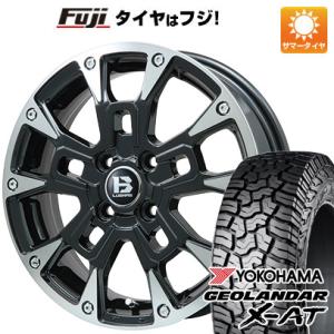 【新品 軽自動車】軽トラ 夏タイヤ ホイール4本セット 145R14 85/83Q ヨコハマ ジオランダー X-AT G016 ビッグウエイ B-LUGNAS BRD 14インチ｜fujicorporation