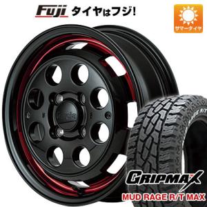 【新品 軽自動車】軽トラ 夏タイヤ ホイール4本セット 145R14C 85/83Q グリップマックス マッドレイジR/T MAX RWL(限定) MID ガルシア シスコ ポップ 14インチ｜fujicorporation