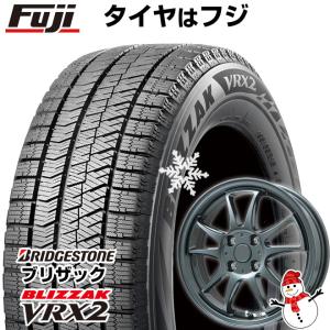 【新品 軽自動車】 N-BOX タント ワゴンR スタッドレスタイヤ ホイール4本セット 155/65R14 ブリヂストン ブリザック VRX2(限定) ブランドル KF28 14インチ｜fujicorporation