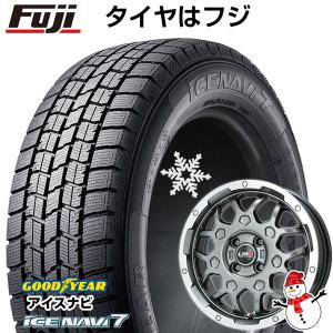 【新品 軽自動車】 N-BOX スタッドレスタイヤ ホイール4本セット 165/55R15 グッドイヤー ウィンター アイスナビ 7(限定) レアマイスター LMG MS-9W 15インチ｜fujicorporation