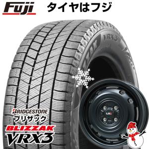 【新品 軽自動車】 スタッドレスタイヤ ホイール4本セット 165/50R15 ブリヂストン ブリザック VRX3 レアマイスター LMG OFF-STYLE 2 (マットブラック) 15インチ｜fujicorporation