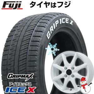 【新品】タフト ソリオ スタッドレスタイヤ ホイール4本セット 165/65R15 グリップマックス アイスX RWL(限定2022年製) ブランドル CJ28W 15インチ｜fujicorporation