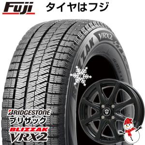 【新品国産4穴100車】 スタッドレスタイヤ ホイール4本セット 185/60R15 ブリヂストン ブリザック VRX2 ブランドル KF25B 15インチ｜fujicorporation