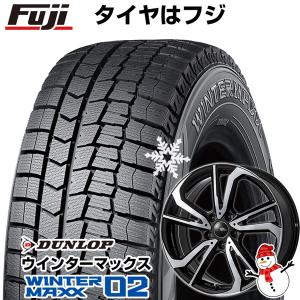 【新品国産5穴100車】 スタッドレスタイヤ ホイール4本セット 195/65R15 ダンロップ ウインターマックス 02 WM02 ブランドルライン レツィオ 15インチ｜fujicorporation