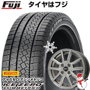 【新品国産5穴100車】 スタッドレスタイヤ ホイール4本セット 195/65R15 ピレリ ウィンター アイスゼロアシンメトリコ ブランドル N52 15インチ｜fujicorporation